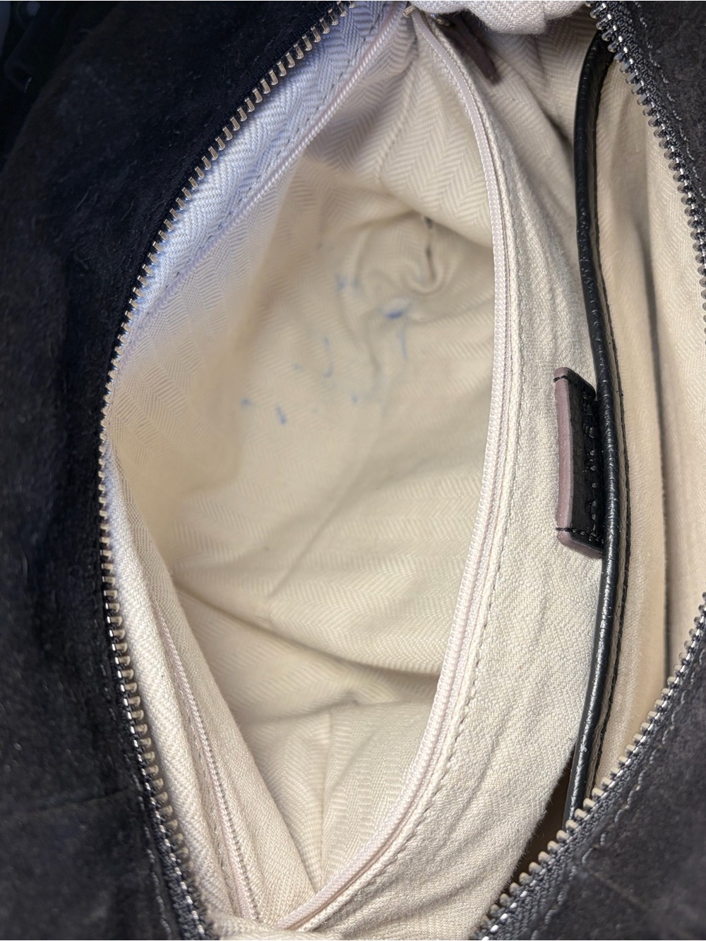 Aimee Kestenberg Black Suede & Leather Shoulder Bag - Picture 6 of 9